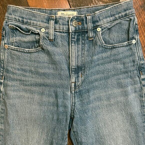 MADEWELL The High Rise Slim Crop Boy Jean Size 24 - Picture 3 of 9